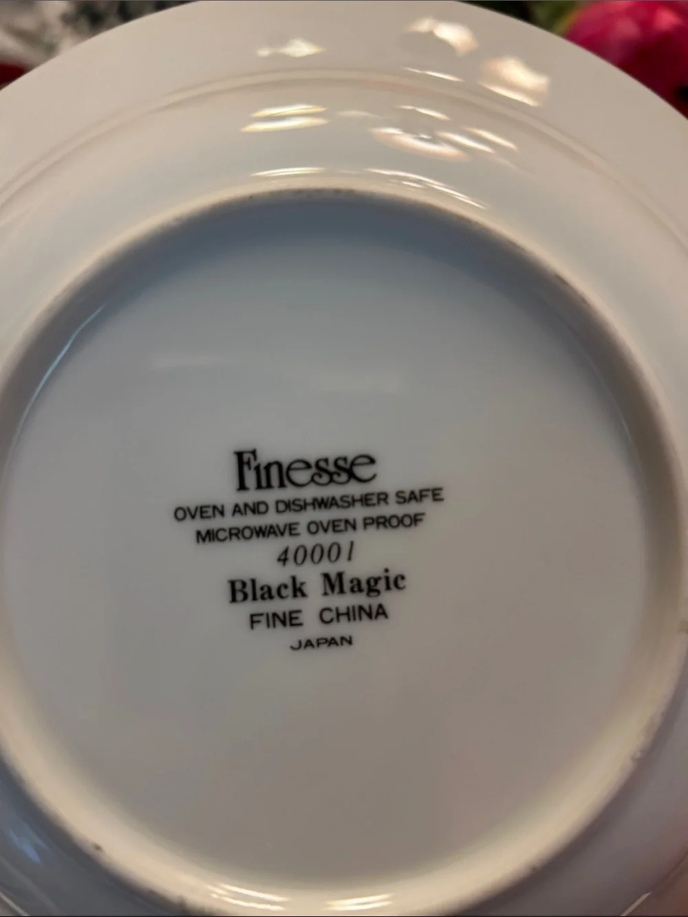 Finesse Black Magic Fine China Porcelain Soup Bowls Elegant Dining (8)